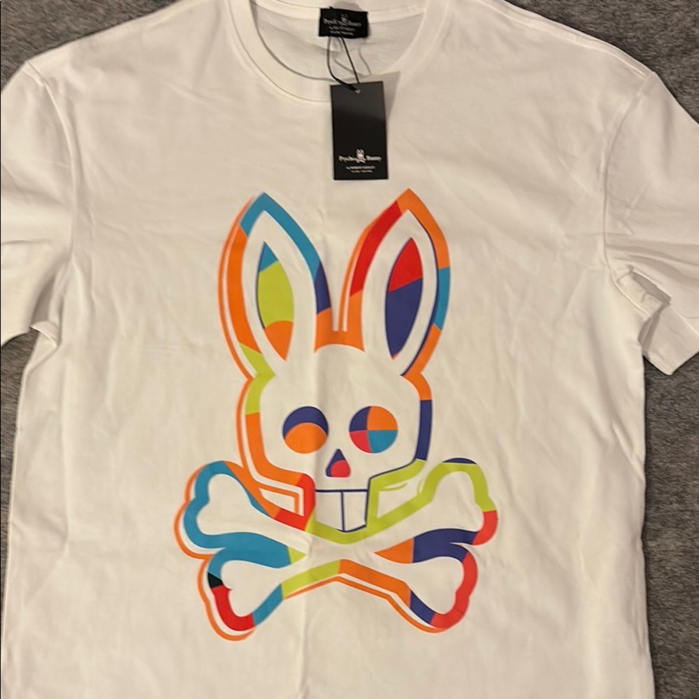 Psycho Bunny Multicolor Graphic Tee XXL Mens
